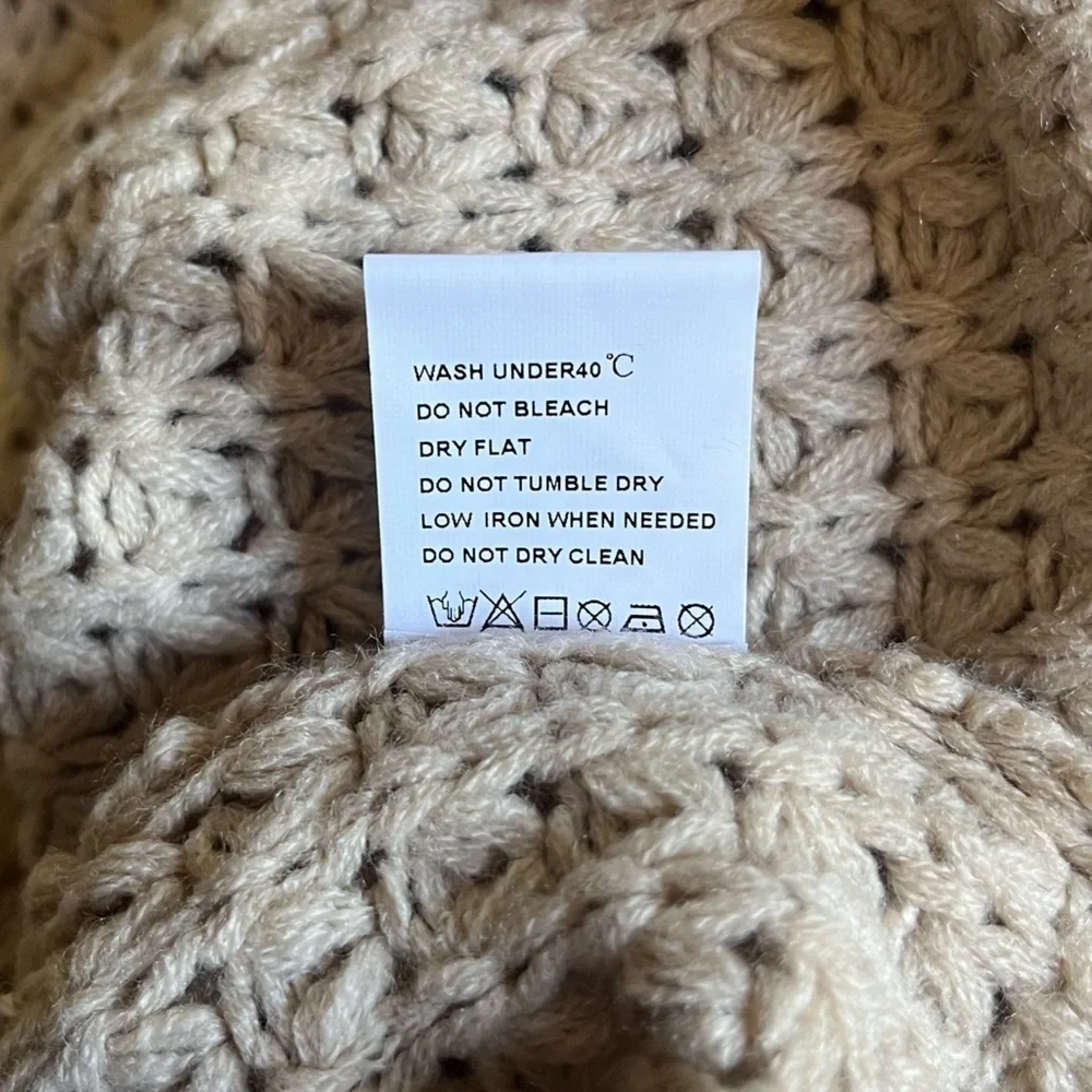 Cozy Knit Beige Sweater